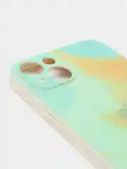 Зеленый чехол для Айфон (iPhone) 11 / 14 / 13 Pro / Max / 7 / 8 / Plus X / XS XR / 12 Mini, силиконовый