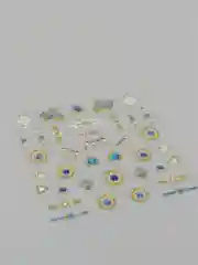 Серый меланж слайдеры для дизайна ногтей