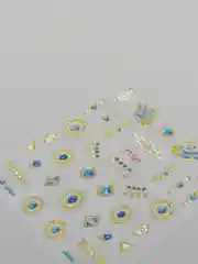 Серый меланж слайдеры для дизайна ногтей