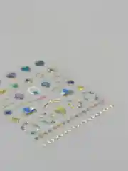 Коралловый меланж слайдеры для дизайна ногтей