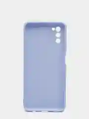 Голубой чехол Samsung Galaxy A03s силиконовый