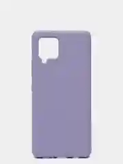 Сиреневый чехол с бархатом внутри и защитой камеры Samsung A42
