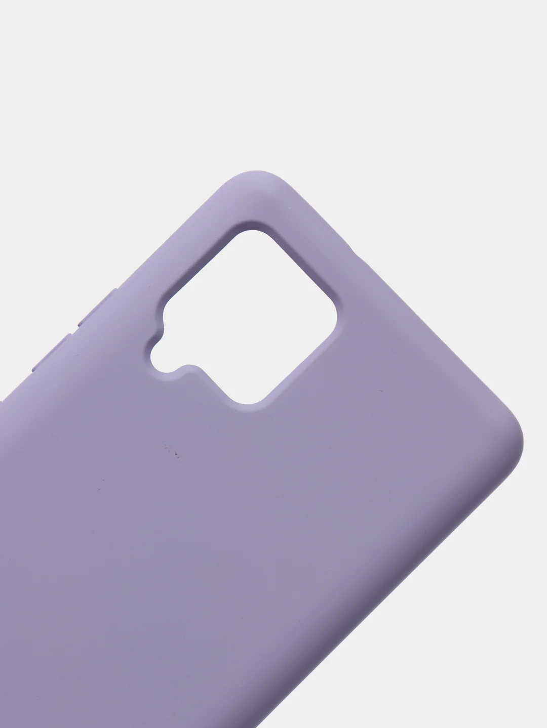 Сиреневый чехол с бархатом внутри и защитой камеры Samsung A42