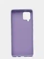 Сиреневый чехол с бархатом внутри и защитой камеры Samsung A42