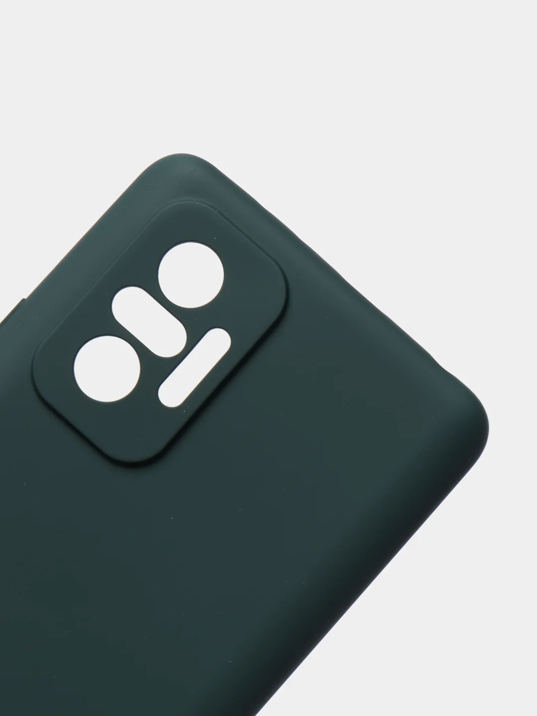 Зеленый чехол для Xiaomi Redmi NOTE 10 pro с защитой камеры и бархатом внутри