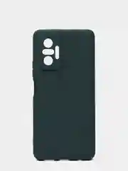 Зеленый чехол для Xiaomi Redmi NOTE 10 pro с защитой камеры и бархатом внутри
