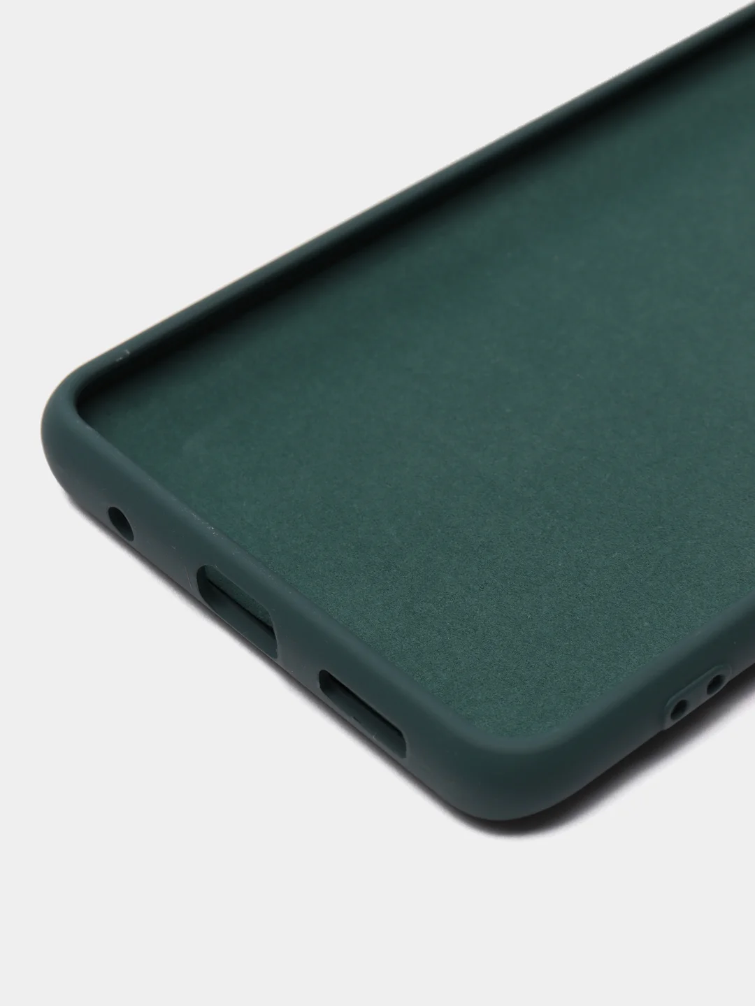 Зеленый чехол для Xiaomi Redmi NOTE 10 pro с защитой камеры и бархатом внутри
