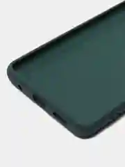 Зеленый чехол для Xiaomi Redmi NOTE 10 pro с защитой камеры и бархатом внутри