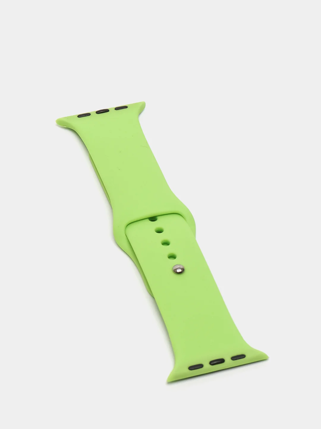 Зеленый силиконовый ремешок для Apple Watch 4, 5, 6, 7, 8, SE на 38/42/40/44/41/45