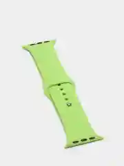 Зеленый силиконовый ремешок для Apple Watch 4, 5, 6, 7, 8, SE на 38/42/40/44/41/45