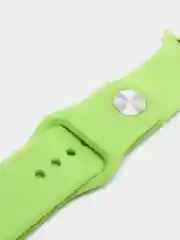 Зеленый силиконовый ремешок для Apple Watch 4, 5, 6, 7, 8, SE на 38/42/40/44/41/45