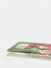 Зеленый чехол силиконовый для Xiaomi Poco X3 NFC/ Poco X3 Pro (Сяоми Поко Х3 Про), с рисунком