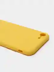 Желтый чехол iPhone 11 14 13 12 Pro Mini Plus XR 7 8 SE 2020 силиконовый (Айфон ХР Про Мини Плюс)