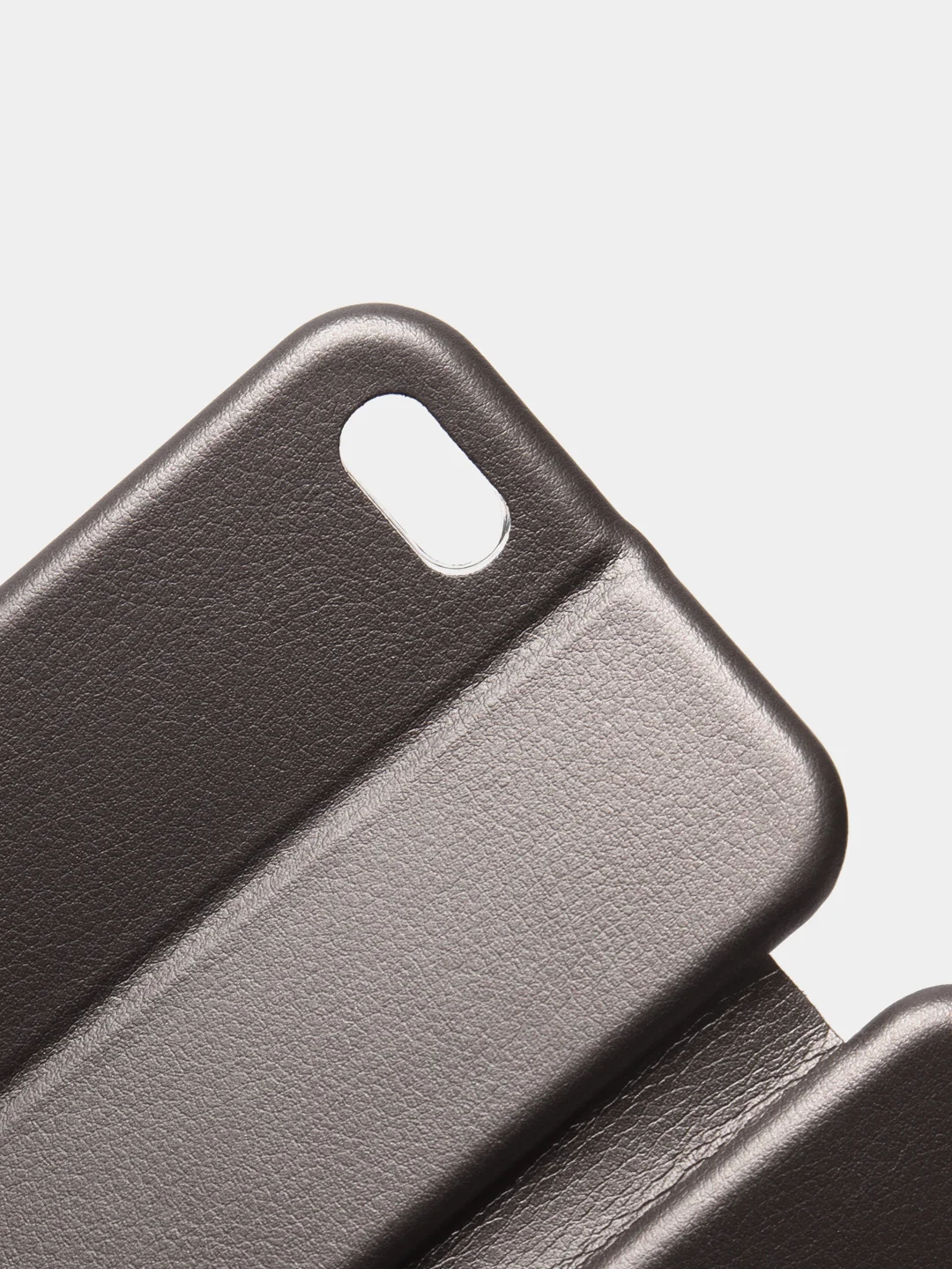 Серый чехол-книжка iPhone 5 / iPhone SE