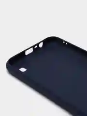 Темно-синий чехол силиконовый для Realme C21 ( Реалми С21) с защитой камеры