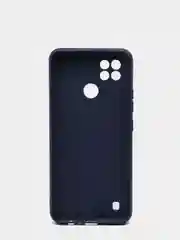 Темно-синий чехол силиконовый для Realme C21 ( Реалми С21) с защитой камеры