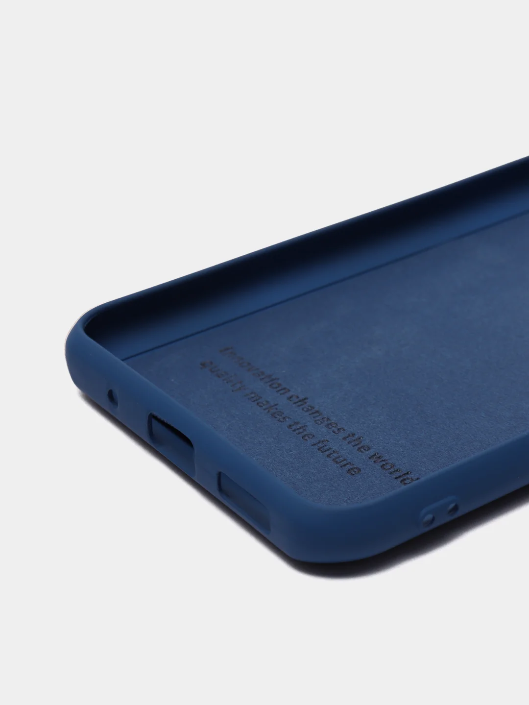 Синий меланж чехол с защитой камеры и бархатом внутри Xiaomi Poco M3 pro, Redmi Note 10T
