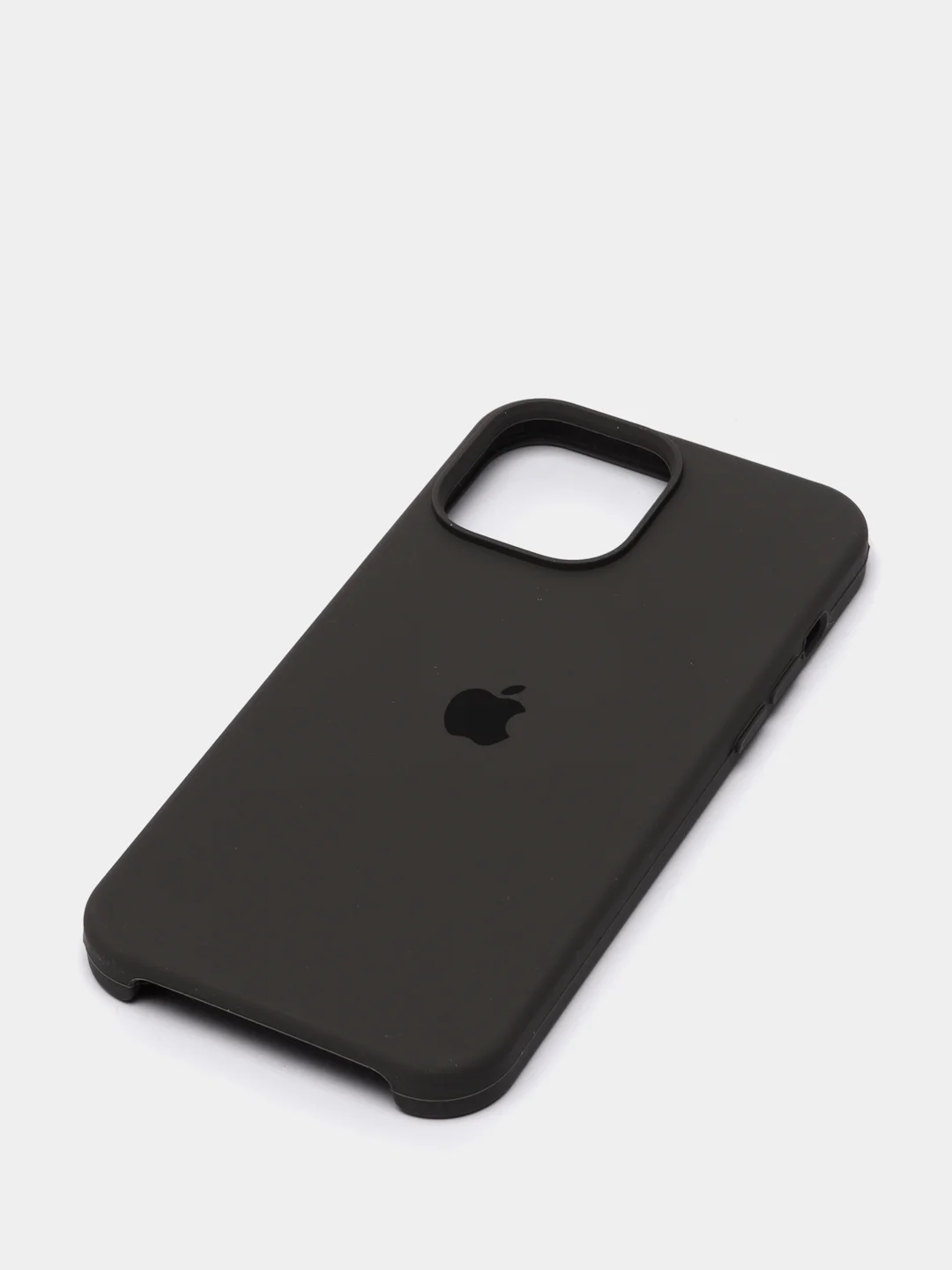 Тёмно-серый чехол Silicone Case для iPhone 13 / 13 Pro / 13 Pro Max с открытым низом