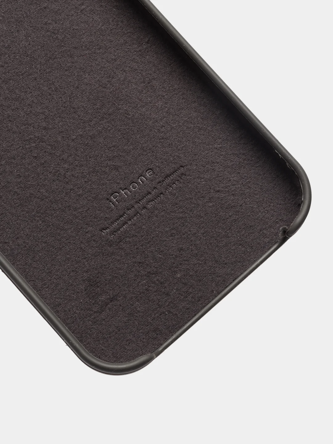Тёмно-серый чехол Silicone Case для iPhone 13 / 13 Pro / 13 Pro Max с открытым низом