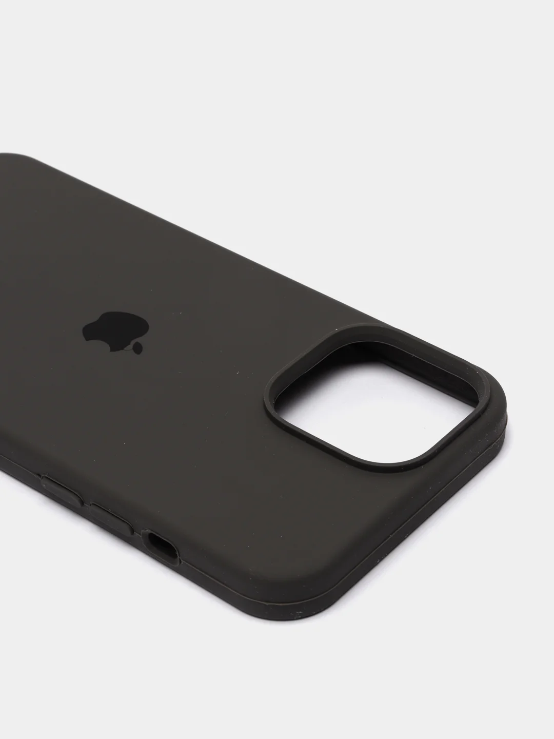 Тёмно-серый чехол Silicone Case для iPhone 13 / 13 Pro / 13 Pro Max с открытым низом