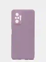 Тёмно-розовый чехол для Xiaomi Redmi NOTE 10 pro с защитой камеры и бархатом внутри