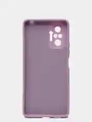Тёмно-розовый чехол для Xiaomi Redmi NOTE 10 pro с защитой камеры и бархатом внутри