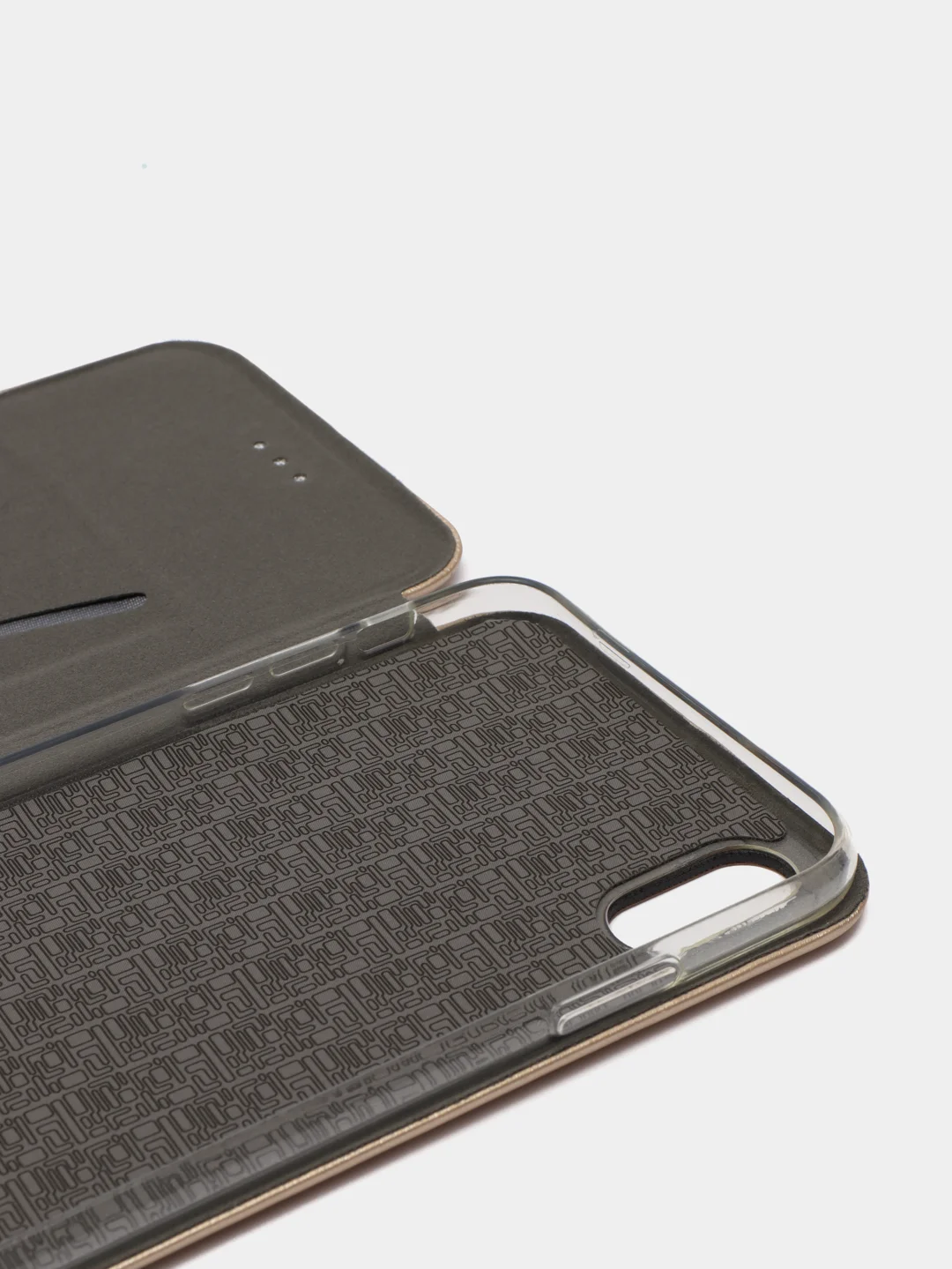 Золотой чехол-книжка iPhone XS Max