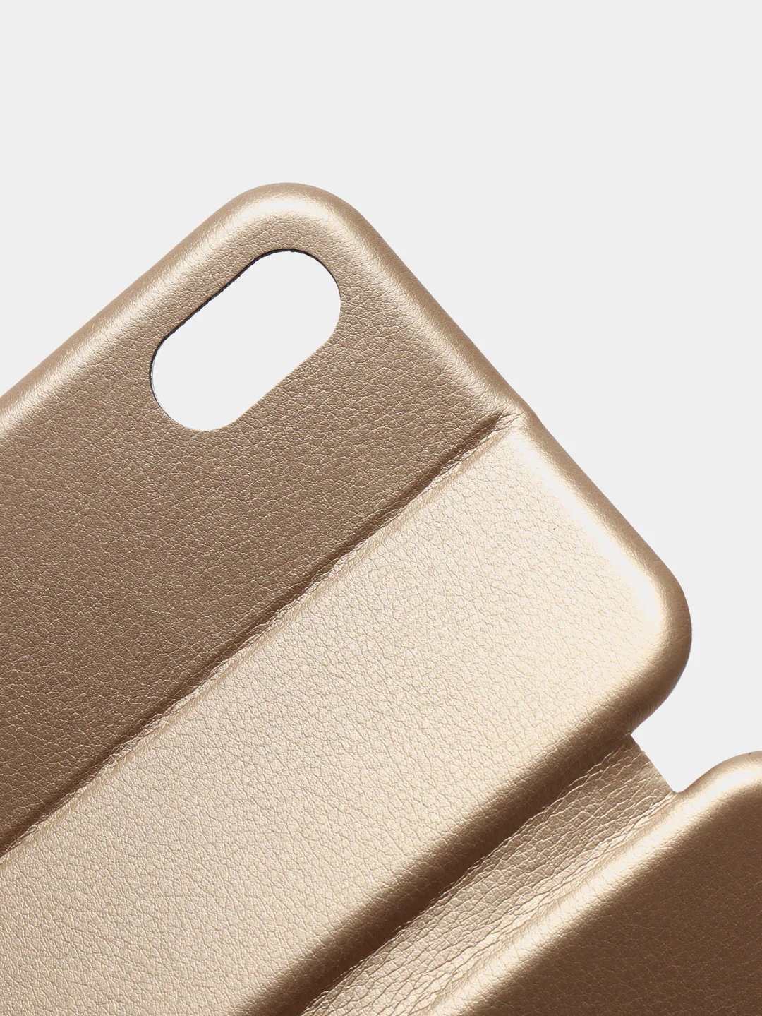 Золотой чехол-книжка iPhone XS Max