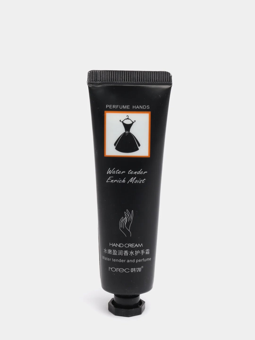 Черный крем для рук Moist and smooth