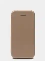 Золотой чехол-книжка iPhone 5 / iPhone SE