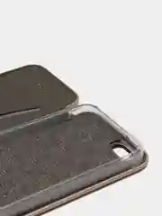 Золотой чехол-книжка iPhone 5 / iPhone SE