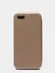Золотой чехол-книжка iPhone 5 / iPhone SE