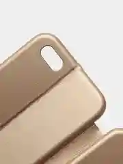 Золотой чехол-книжка iPhone 5 / iPhone SE