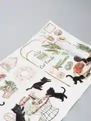 Наклейка интерьерная декоративная на стену с котятами "Cat Family"