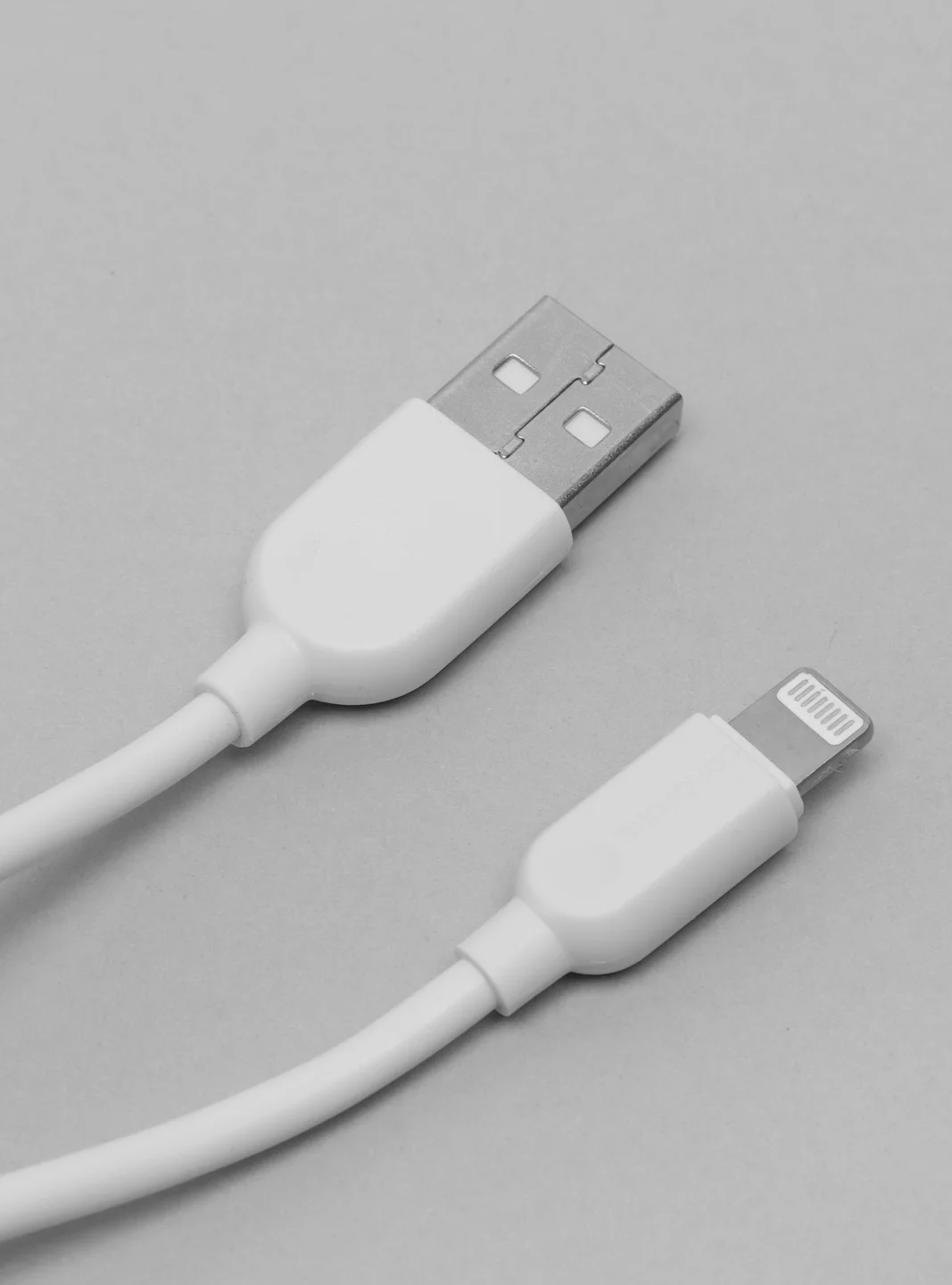 Белый зарядное устройство Borofone, кабель Lightning, USB