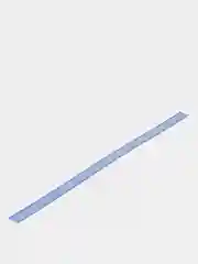 Синий ценникодержатель полочный самоклеящийся DBR 39x1000мм, 10 штук в упаковке