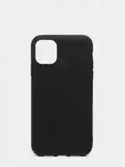 Черный чехол для iPhone (Айфон) 11 силиконовый, синий