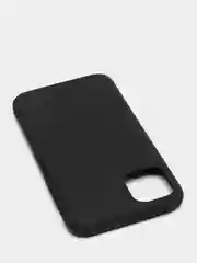 Черный чехол для iPhone (Айфон) 11 силиконовый, синий