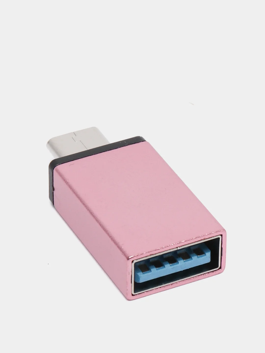 Розовый otg адаптер USB Type-C - USB 3.0