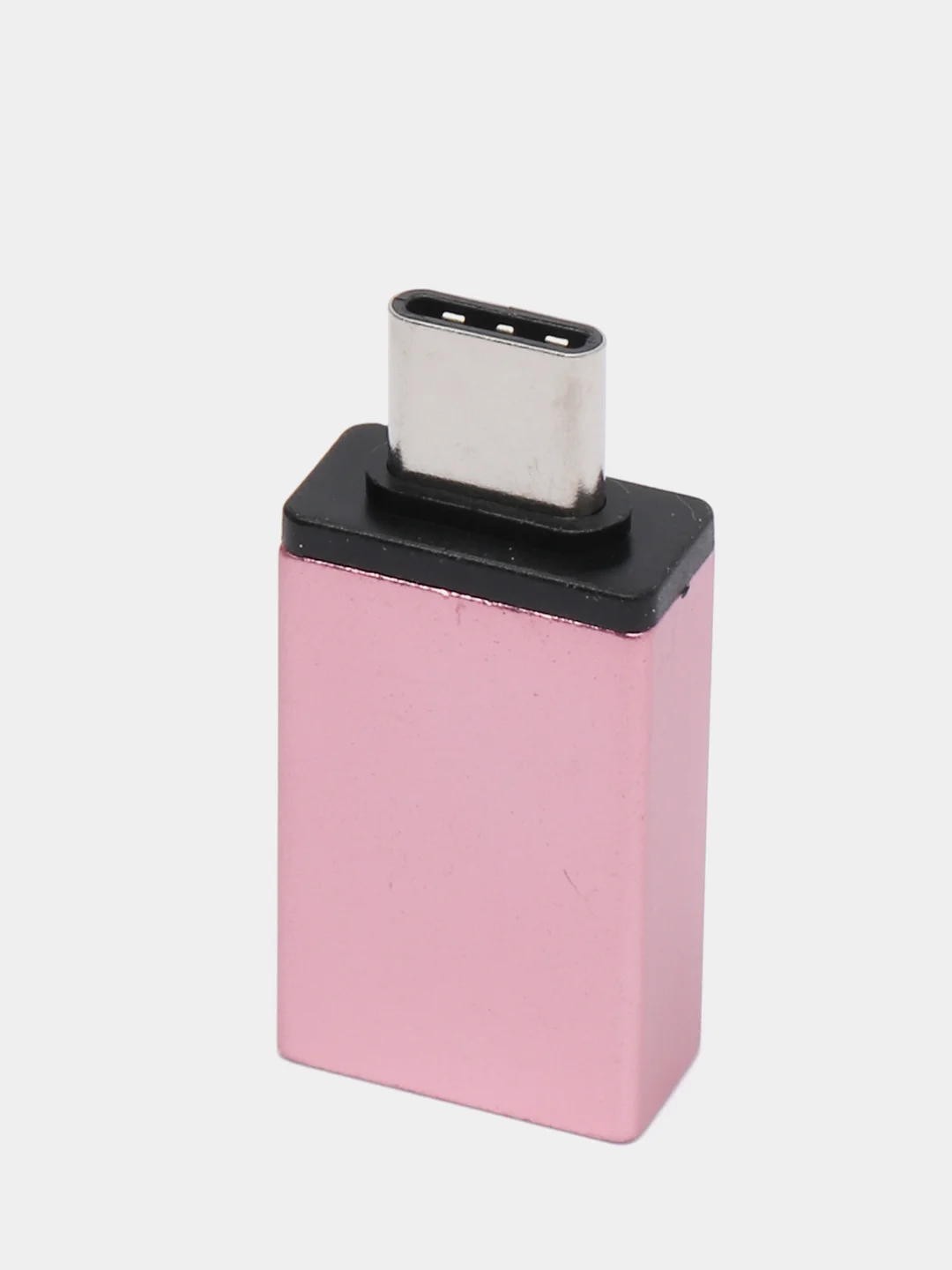 Розовый otg адаптер USB Type-C - USB 3.0