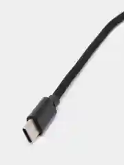 Черный кабель Type-C в нейлоновой оплетке 2А, быстрая зарядка, 4 размера
