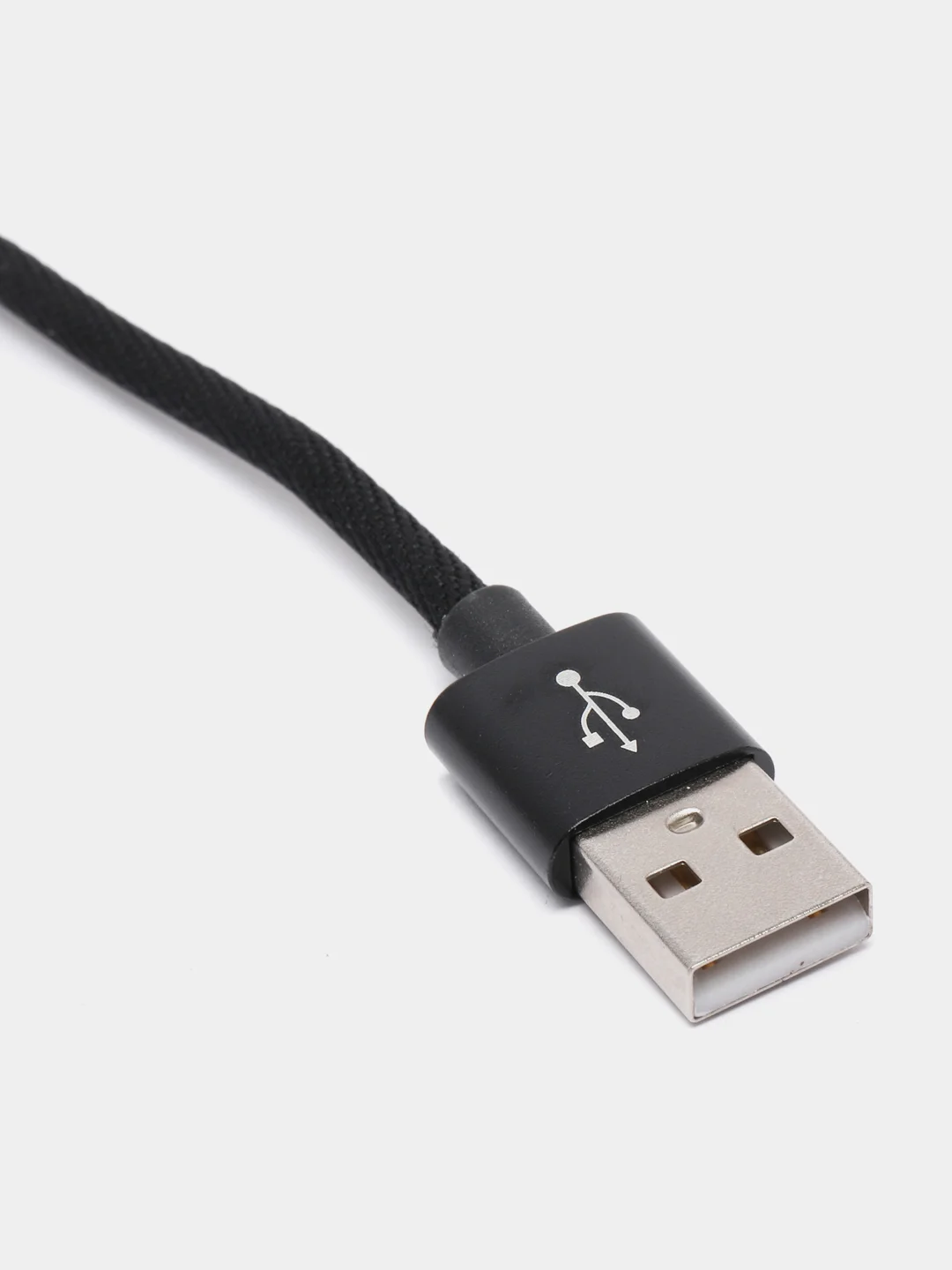 Черный кабель Type-C в нейлоновой оплетке 2А, быстрая зарядка, 4 размера