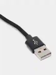 Черный кабель Type-C в нейлоновой оплетке 2А, быстрая зарядка, 4 размера
