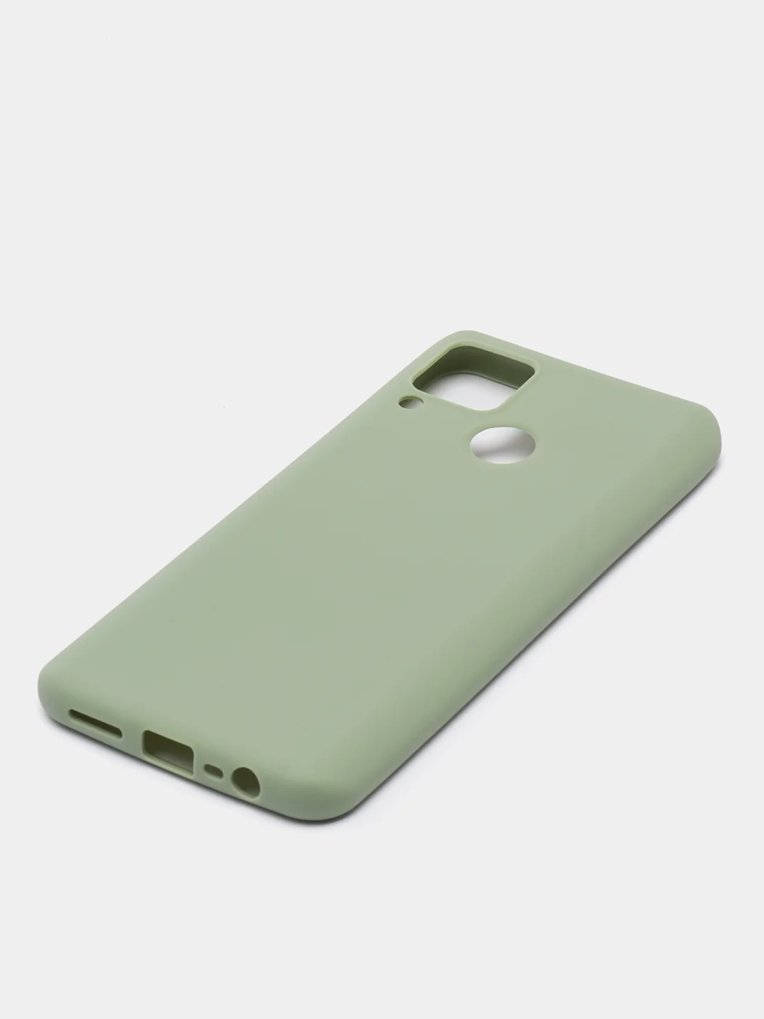 Оливковый чехол для Realme C15 силиконовый