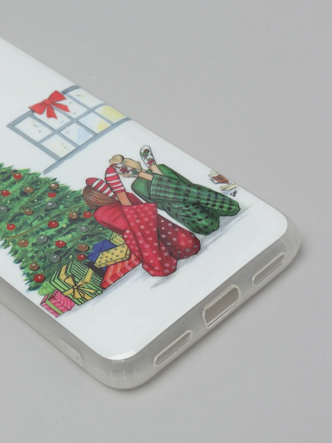 Лайм чехол Xiaomi Redmi 7A, Сяоми Редми 7А с рисунком "Новый Год"