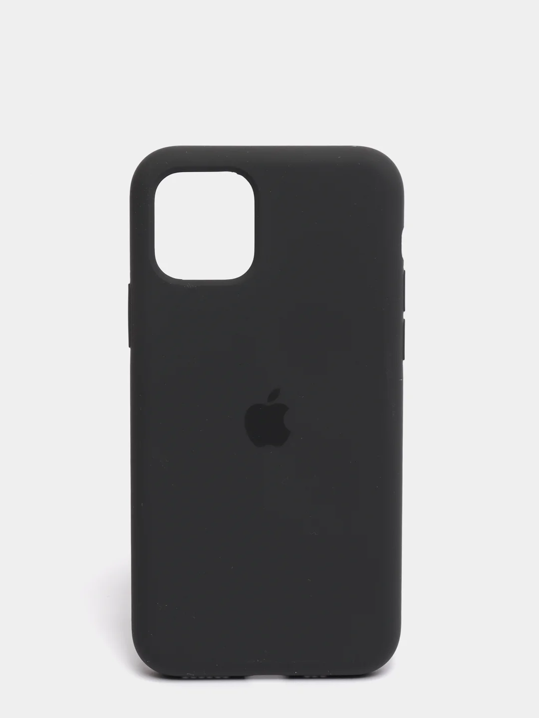 Угольный чехол для iPhone 11 Pro 5.8" Silicone Case, закрытый низ с логотипом