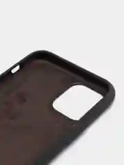Угольный чехол для iPhone 11 Pro 5.8" Silicone Case, закрытый низ с логотипом