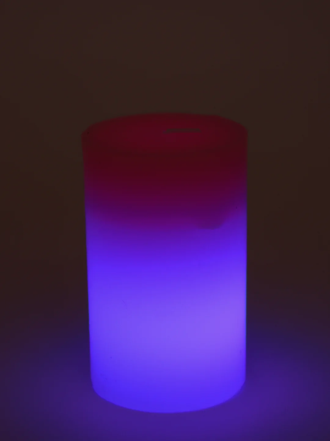 Зеленый свеча светодиодная с подсветкой / свечка Led CandLed Magic