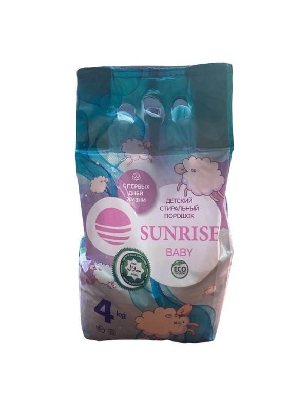 Стиральный порошок SUNRISE гипоаллергенный детский 4 кг (Халяль) купить ...