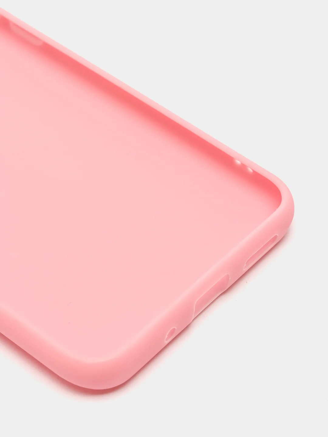 Розовый силиконовый чехол для Xiaomi Redmi 9A (Сяоми Редми 9А), прозрачный
